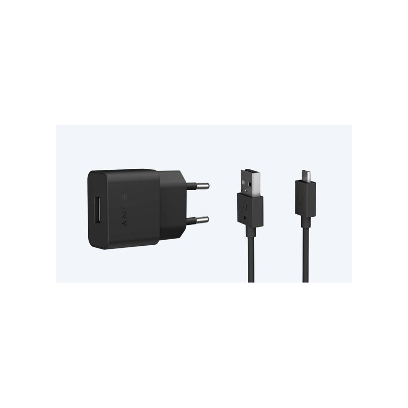 Sony UCH12 + UCB20 Datenkabel Type C - USB Schnell - Ladegerät AC / USB mit 1,5 Ampere bulk